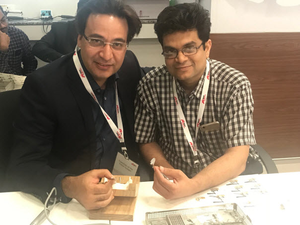 Dr Puneet Kathuria with Dr Sankalp Mittal