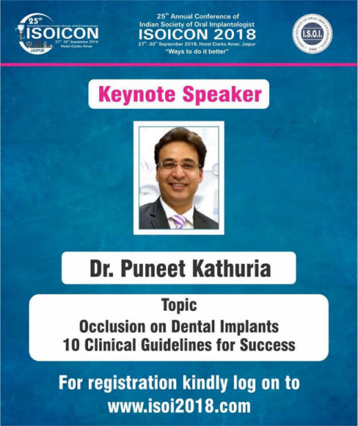 Dr. Puneet Kathuria - ISOICON