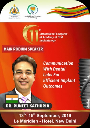 Dental Labs Speaker - Dr. Puneet Kathuria