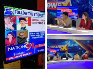 Dr.Sween Kathuria on NewsX channel in a panel discussion.