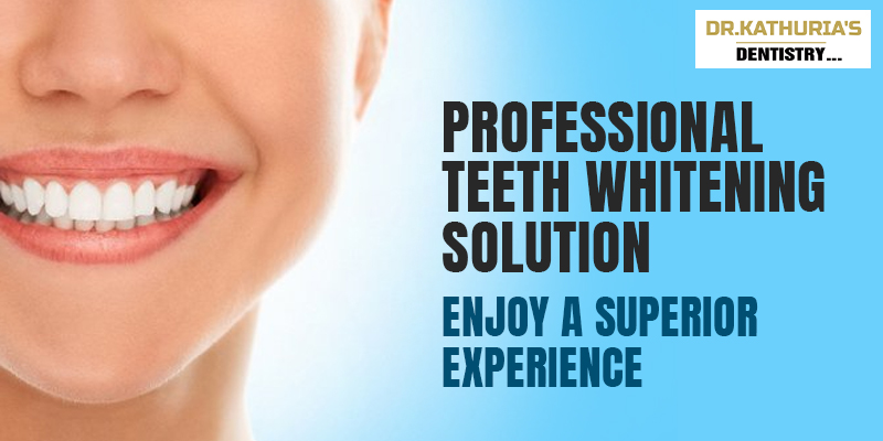 Professional teeth whitening solution: enjoy a superior experience.