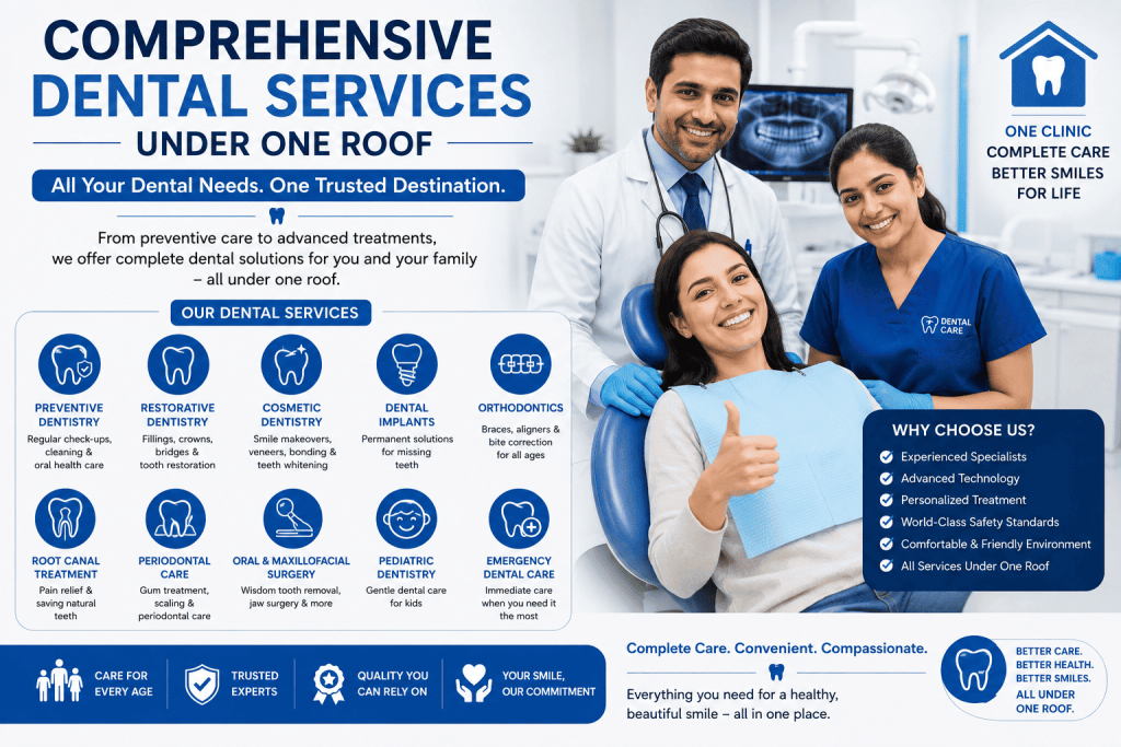 Comprehensive Dental Services Under One Roof