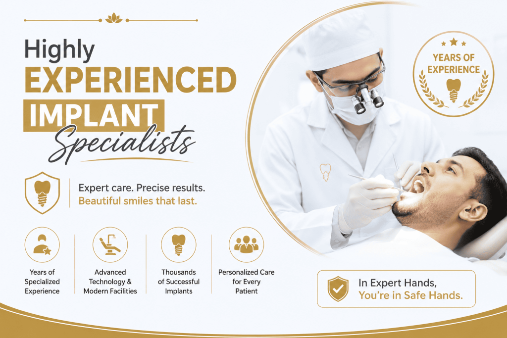 Highly Experienced Implant Specialists