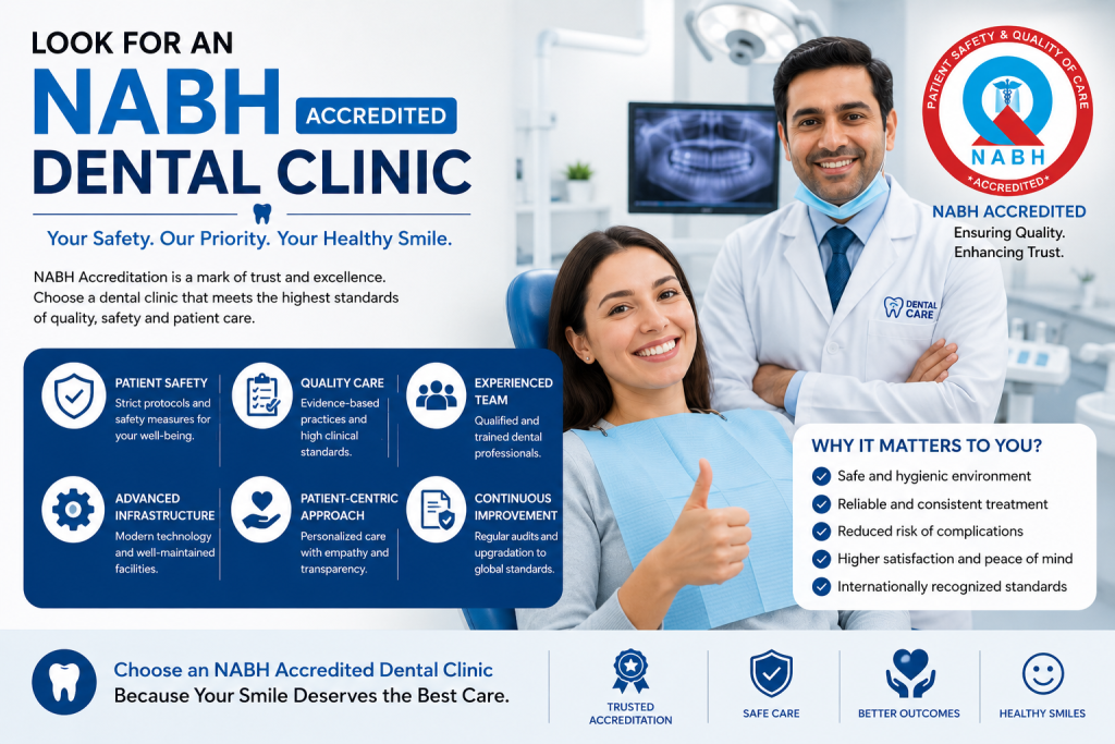 Look for an NABH Accredited Dental Clinic