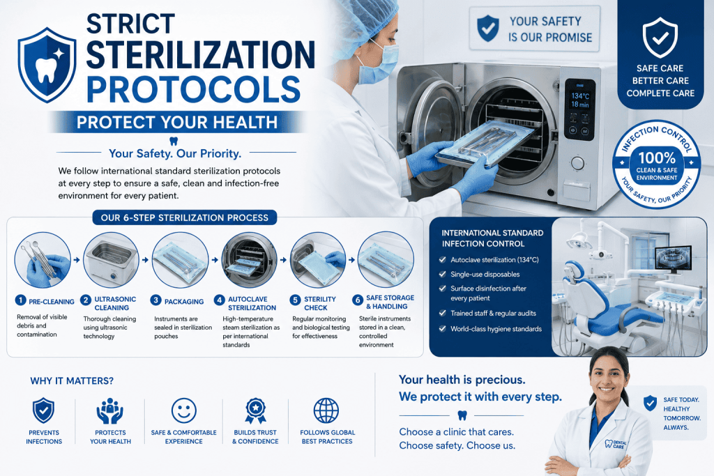 Strict Sterilization Protocols Protect Your Health