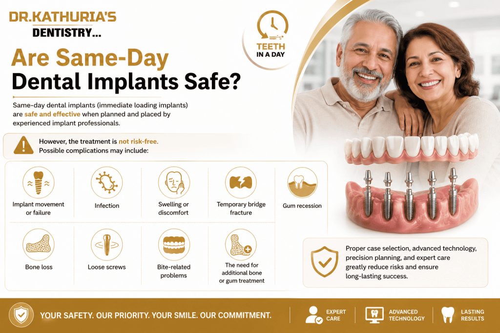 Are Same-Day Dental Implants Safe?