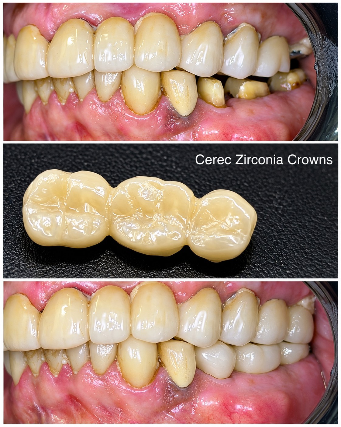 Metal Free Crowns & Bridges (Zirconia) Case